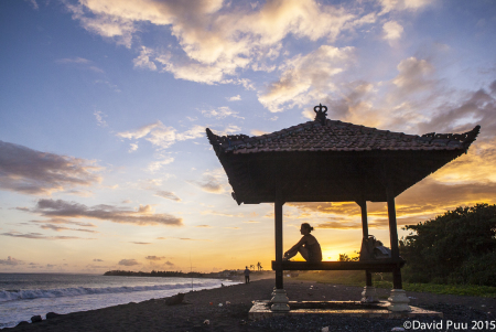 Soaking in the blessings of Bali's shores