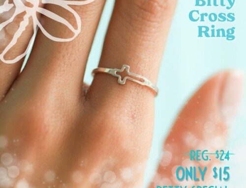 September Special: Bitty Cross Ring